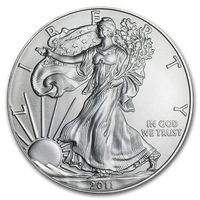 Amerykański Orzeł 1 uncja Srebra 2011