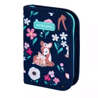 Uroczy dziewczęcy piórnik na przybory szkolne dla dziecka Astrab Baby Deer