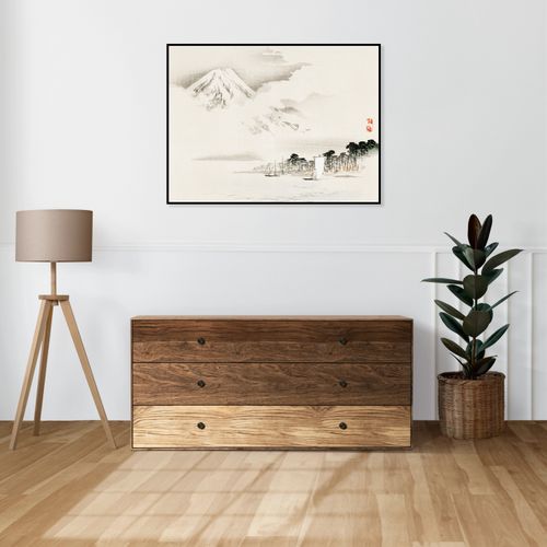 Plakat 100x75cm View of Mount Fuji, Kōno Bairei Japoński Vintage do Salonu na Arena.pl