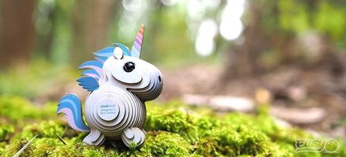 JEDNOROŻEC Błękitny Układanka Puzzle 3D EUGY na Arena.pl