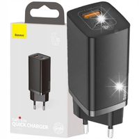 ład siec. Baseus 65W 1xUSB 1xUSB-C CCGAN2L-B01