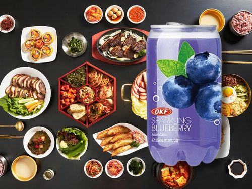 OKF Sparkling Blueberry koreański napój gazowany borówka 350 ml na Arena.pl