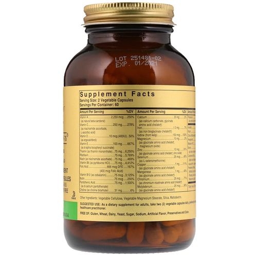 Solgar Multivitamin Multivitamina VM-75 120 kaps na Arena.pl