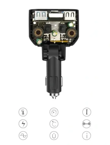 ROZDZIELACZ GNIAZDA ZAPALNICZKI 12-24V 3xUSB QC PD na Arena.pl