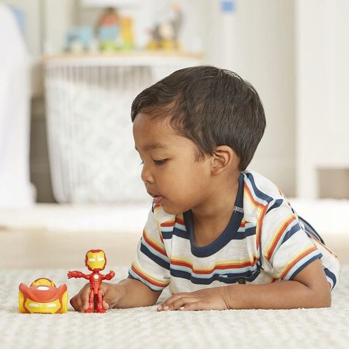 MARVEL SPIDEY I SUPER-KUMPLE FIGURKA IRON MAN Z POJAZDEM F3922 na Arena.pl