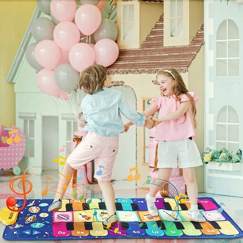 MATA MUZYCZNA EDUKACYJNA PIANINKO DLA DZIECI GRA DO TAŃCZENIA INTERAKTYWNA na Arena.pl