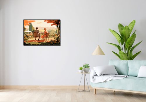 Plakat 84,1x59,4cm Retro Randka na Arena.pl