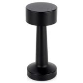 Lampka Bezprzewodowa Stołowa Nocna Metalowa Czarna Dotykowa na Akumulator