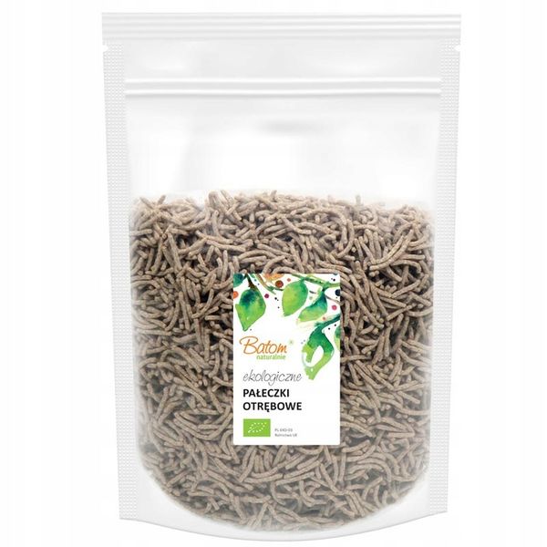 BIO płatki Pałeczki otrębowe błonnik bez GMO 1kg Batom zdjęcie 1