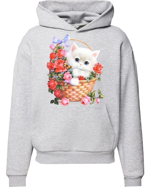 Bluza z kapturem z Kotem zdjęcie 1