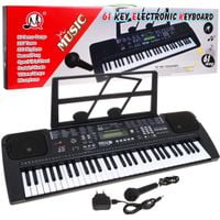 Keyboard Z Mikrofonem Dla Dzieci 5+ Taktomierz Radio Usb Mp3 - Model