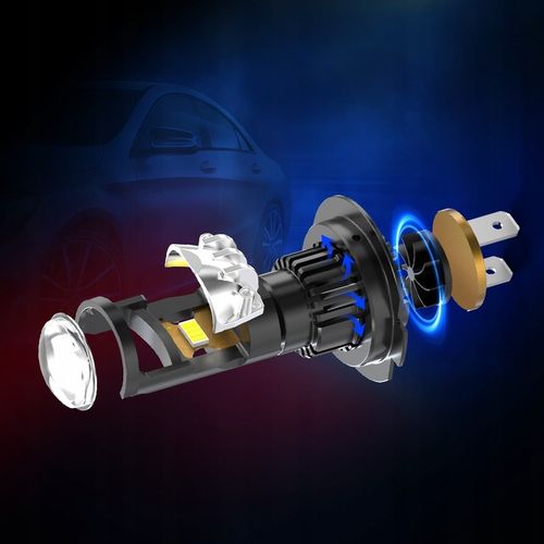 ŻARÓWKI LED H7 XSTORM LX 6000K SOCZEWKA IDEALNE ODCIĘCIE MIJANIA KRÓTKIE na Arena.pl