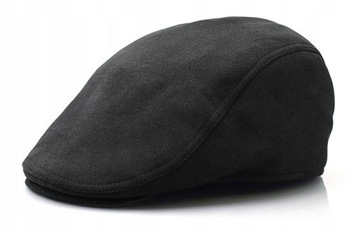 Kaszkiet męski ocieplany elegancka czapka wełna na Arena.pl