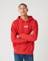 MĘSKA BLUZA WRANGLER HOODIE ROCOCCO RED W6E1HAXA4 L
