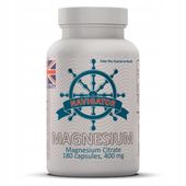 MAGNESIUM Cytrynian Magnezu 400mg NAVIGATOR 180tab