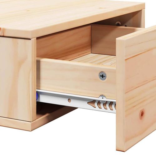 Stolik nocny Brązowy 42 x 32.5 x 40 cm Lite drewno sosnowe na Arena.pl