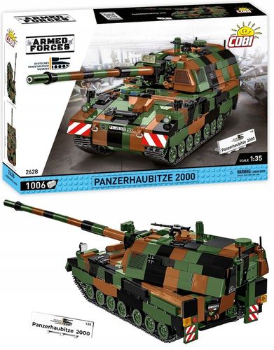 KLOCKI COBI 2628 Czołg PANZERHAUBITZE 2000 Niemiecka Samobieżna haubica na Arena.pl