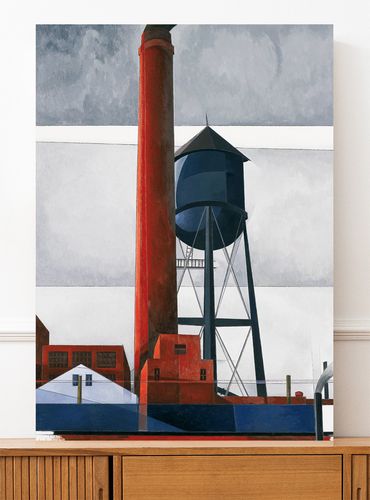 Plakat abstrakcja charles demuth fabryka 50x70 cm na Arena.pl