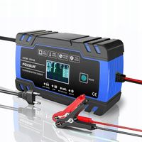 MOCNY INTELIGENTNY PROSTOWNIK ŁADOWARKA DO AKUMULATORA 12V 24V 8A In_Stock