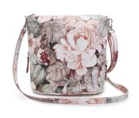 TOREBKA SKÓRZANA listonoszka kwiaty miko V265 L