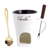 Kubek do fondue czekoladowego - Prezent Na Mikołajki Dla kobiet i mężczyzn