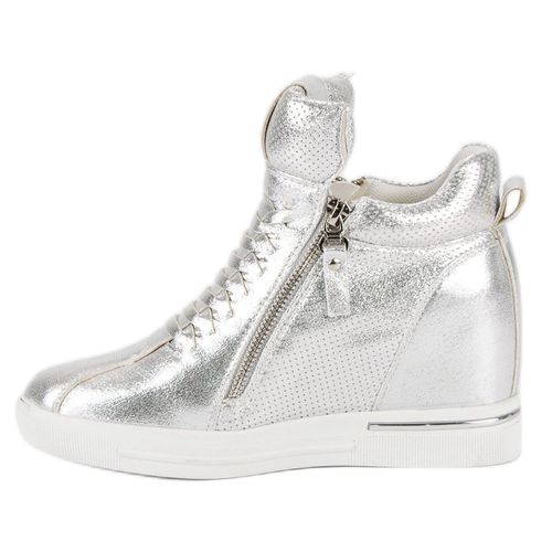 Srebrne sneakersy r.41 na Arena.pl