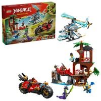 LEGO NINJAGO 71857 Bitwa ninja domek na drzewie pojazdy klocki zestaw 7+