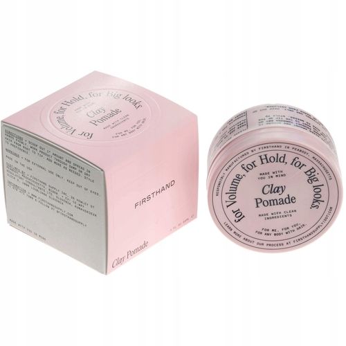 Firsthand Matowa Glinka Pomada do włosów MOCNY chwyt Clay Pomade Pasta 88ml na Arena.pl