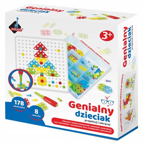 MOZAIKA ZE ŚRUBOKRĘTEM 180 ELEMENTÓW 1019 na Arena.pl