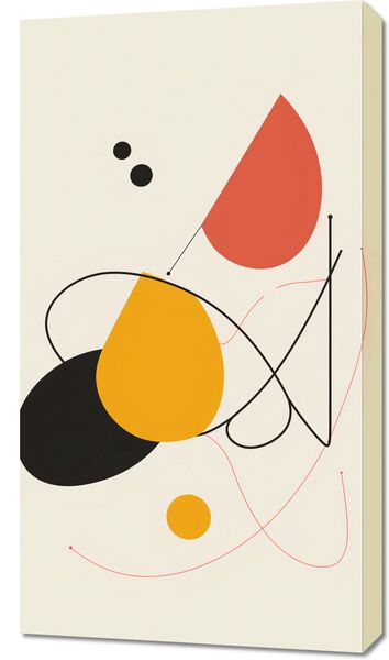 Obraz 50x90cm Rapsodia Kształtów zdjęcie 1
