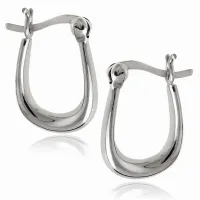 ELEGANCKIE WISZĄCE SREBRNE DMUCHANE GŁADKIE KOLCZYKI POLEROWANE POŁYSK