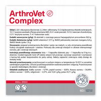 Vet Expert ARTHROVET COMPLEX SMALL BREED 60 KAPS preparat na stawy
