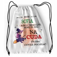 Plecak Dla Sofii Sportowy Szkolny Worek Torba Z Nadrukiem Ze Zdjęciem