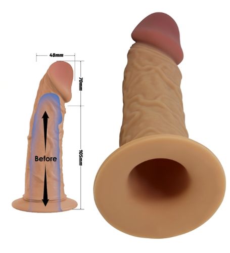 Wibrujący strap on z miękką główką na Arena.pl