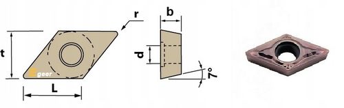 PŁYTKI WĘGLIKOWE DCMT11T304 EX9030 INOX10 szt. na Arena.pl