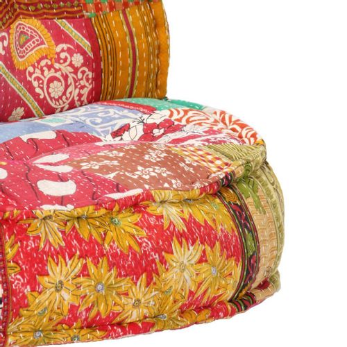Puf 100x20cm patchwork tkanina VidaXL na Arena.pl