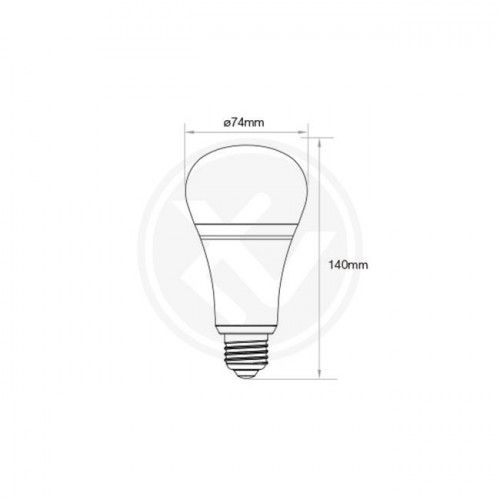 ŻARÓWKA LED RGB+CCT E27 12W ZMIENNA BARWA ŚWIATŁA 2700K-6500K na Arena.pl