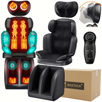 Mata masująca Shiatsu do całego ciała, Fotel masujący Zestaw-Combo