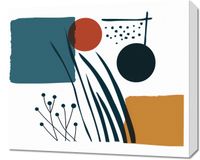 Obraz 60x50cm Przerys nad Treścią