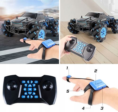 SAMOCHÓD Zdalnie STEROWANY RĘKĄ GESTAMI + na PILOT DUŻE AUTO 4X4 DRIFT CAR na Arena.pl