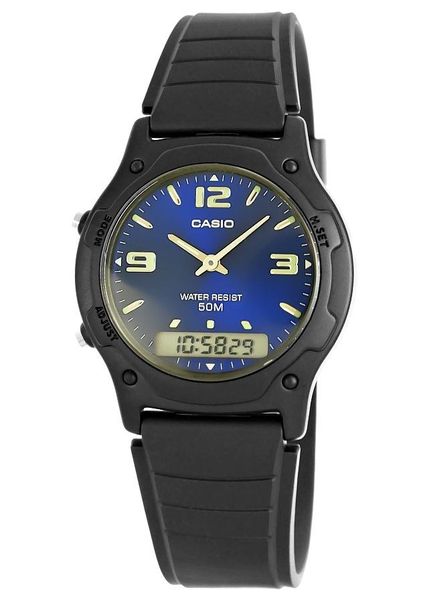 Casio Collection AW-49HE-2AVEG | Orologio Unisex Analogico-Digitale In Resina, Stile Casual