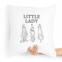 Poduszka Prezent Dla Córki Little Lady Prezent Z Nadrukiem Ze Zdjęciem