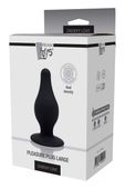 Cheeky Love Dual Density Pleasure Plug L Black