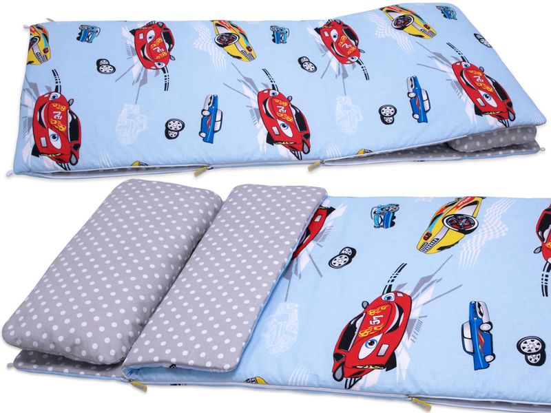 ŚPIWOREK do przedszkola pościel bawełniana BOBO Auta zdjęcie 1
