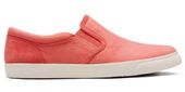 Clarks Trampki damskie - Glove Puppet wsuwane - rozmiar 41 - koralowy nubuk