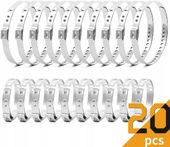 OPASKI ZACISKOWE UNIWERSALNE 25-43 MM 75-125 MM ZESTAW 10+10 OBEJMY