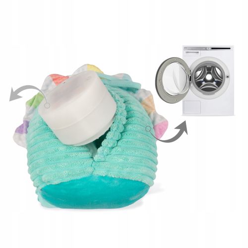 Uspokajacz przytulanka dla maluszka zabawka bicie serca różowy szum na Arena.pl