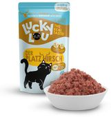 Zdrowa karma dla kota bez zbóż, cukru i GMO - Lucky Lou DRÓB i JELEŃ 125g