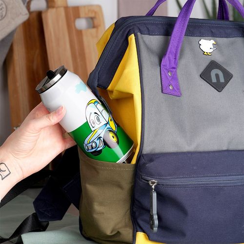 Kubek Termiczny Puszka Termos Bidon na Napoje Ciepłe Zimne Auto 0,4L na Arena.pl