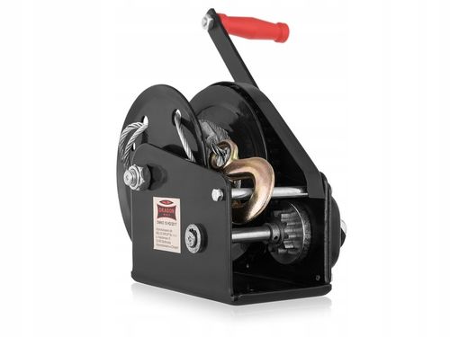 WYCIĄGARKA RĘCZNA KORBOWA LINOWA 1800lb WCIĄGARKA lebiodka przenośna DRAGON na Arena.pl